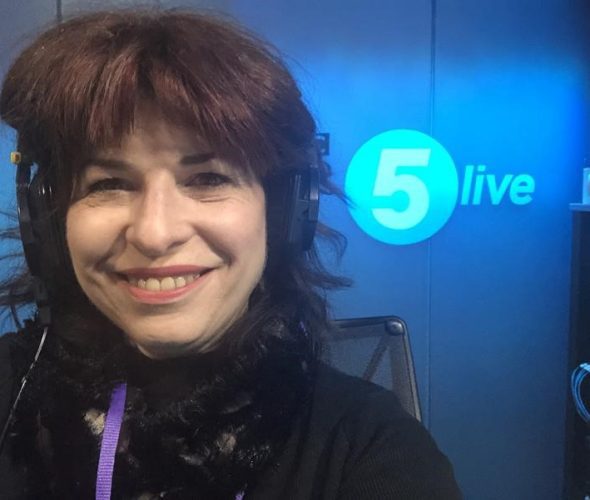 Corinne Mills at BBC 5 Live